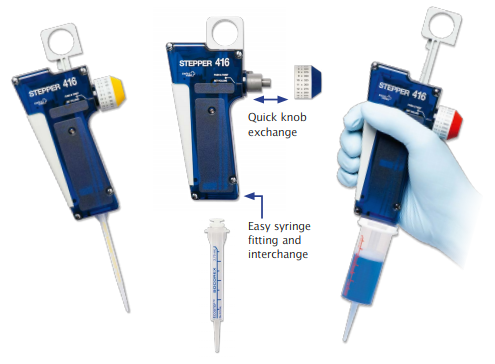 Stepper 416 repeater pipette